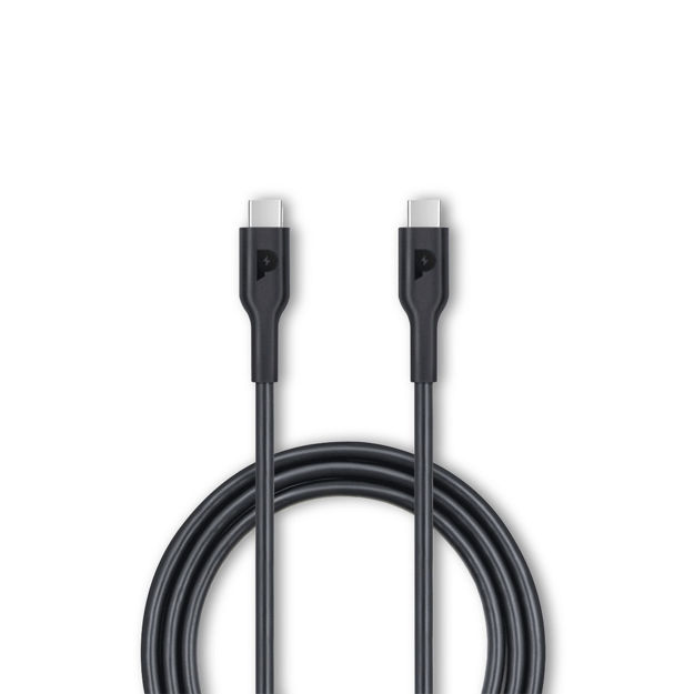صورة Powerology 2M 100W PD USB-C Cable, Black