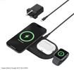 صورة Belkin 15W 2-in-1 Magnetic Charging Pad, Black