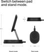 صورة Belkin 15W Convertible Magnetic Charging Stand, Black