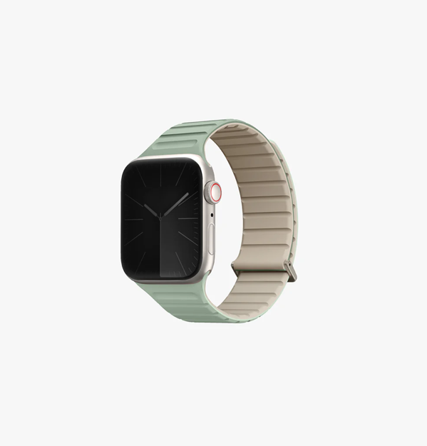 صورة UNIQ APPLE WATCH 41/40/38MM REVIX EVO, SOFT MINT/BEIGE