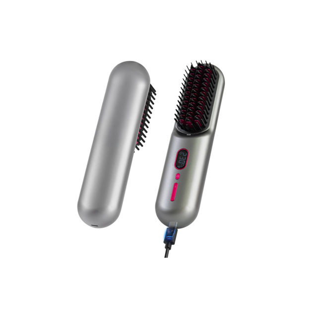 صورة Wireless Straightening Comb 9600mAh 35W QL001, Gray