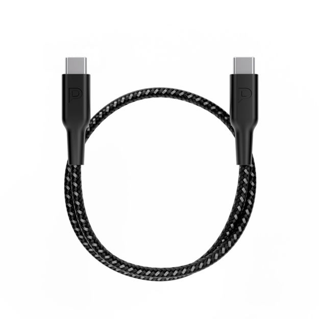 صورة Powerology 2M USB-C to USB-C 100W, Black