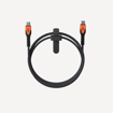 صورة UAG 1.5m USBC-USBC Rugged Kevlar Cable, Black/Orange