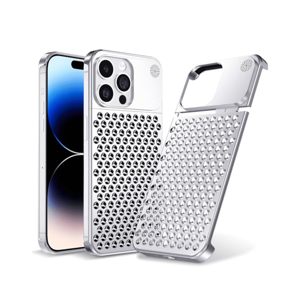 صورة NJOYNY Aluminum Case iPhone 14 PRO MAX, GRAY