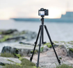 صورة Porodo Aluminium Tripod with Ballhead, Black