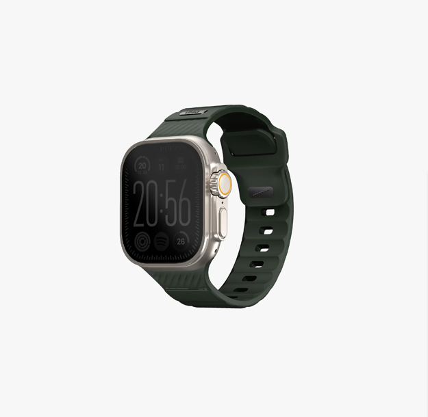 صورة UNIQ APPLE WATCH 49|45|44|42MM STRIDE FKM, MOSS GREEN