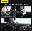 صورة Baseus Joyride Pro Backseat Car Mount, Black