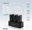 صورة Green 3 in 1 Powerbank Station, Black