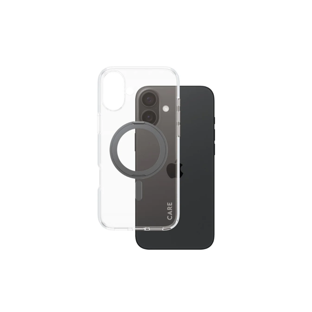 صورة Care iPhone 16 Plus Kickstand Case, Black