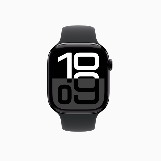 صورة Apple Watch Series 10 GPS 46mm Jet Black SB - M/L