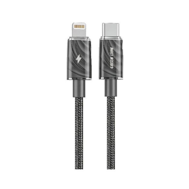 صورة Green Lion 1M PD27 USB-C to Lightning, Black