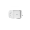 صورة Belkin 65W 2x USB-C BoostCharge Pro, White