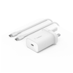 صورة Belkin 25W USB-C BoostCharge with PPS+ USB-C Cable, White