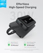 صورة Anker Zolo Power Bank 10K 30W Built in C to L Cable, Black