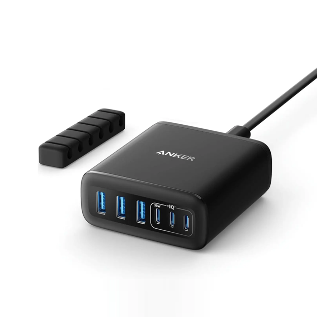 صورة Anker Charger 112W 6 Ports GaN, Black