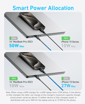 صورة Anker 2-in-1 USB-C to USB-C Cable 4 ft. 140W, Black