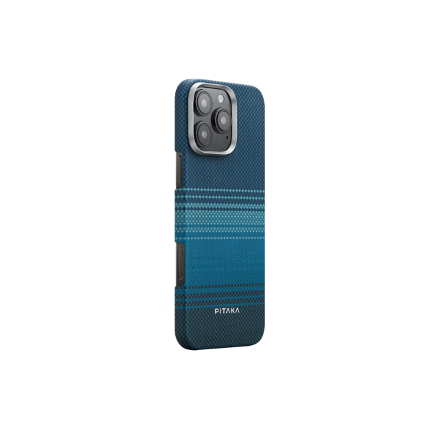 صورة Pitaka iPhone 16 Pro Max Ultra Slim Case, Ocean Blue