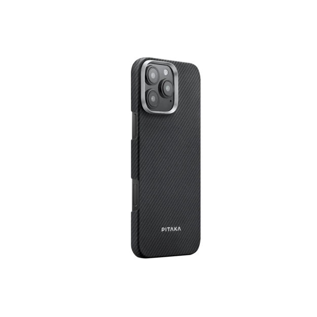 صورة Pitaka iPhone 16 Pro Max Ultra Slim Carbon, Black/Grey