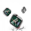 صورة Green Apple Watch 46mm Guard Plus PC Case, Clear