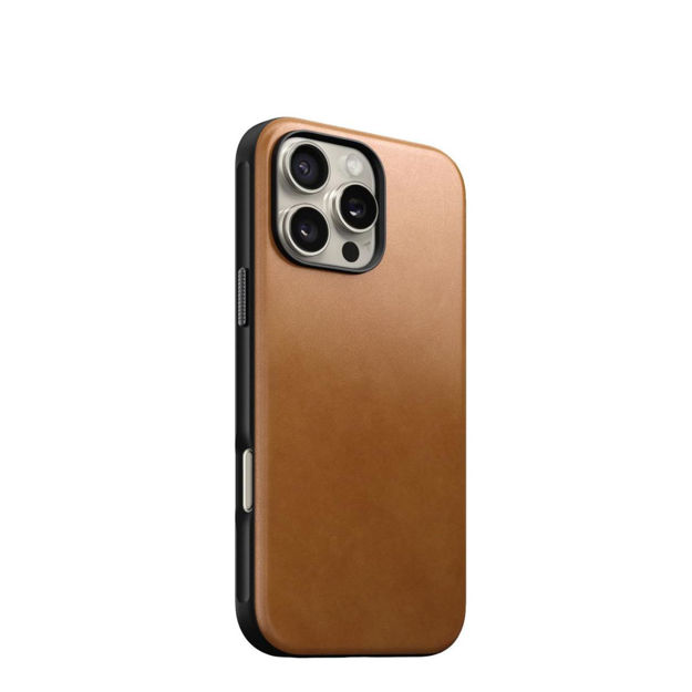 صورة NOMAD IPHONE 16 PRO MODERN LEATHER, TAN