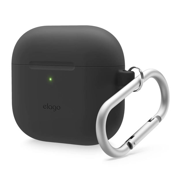 صورة Elago AirPods 4 Silicone Hang Case, Black