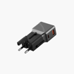 صورة ENERGEA 25W TRAVEL WORLD ADAPTER 25, GUNMETAL BLACK