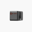 صورة ENERGEA 85W TRAVEL WORLD ADAPTER GAN85, GUNMETAL