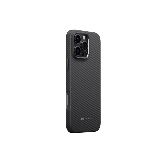 صورة Pitaka iPhone 16 Pro Max Military Grade, Black/Grey