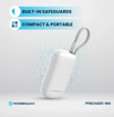 صورة Powerology 5K PP065 Power Bank, White