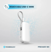 صورة Powerology 5K PP065 Power Bank, White