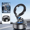 صورة Vacuum Suction Phone Holder Type-C D1, Black