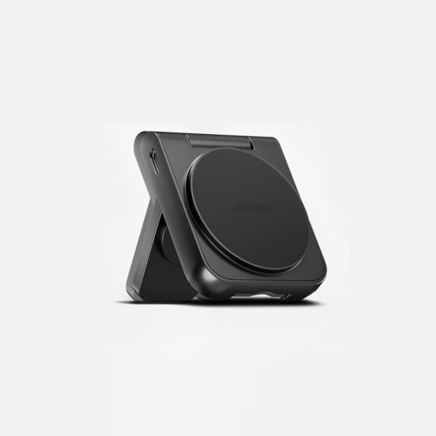 صورة ENERGEA MAGDUO 15W 2-IN-1 WIRELESS CHARGER, GUNMETAL