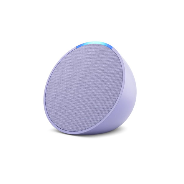 صورة Amazon Echo Pop  Smart Speaker with Alexa, Lavender Bloom