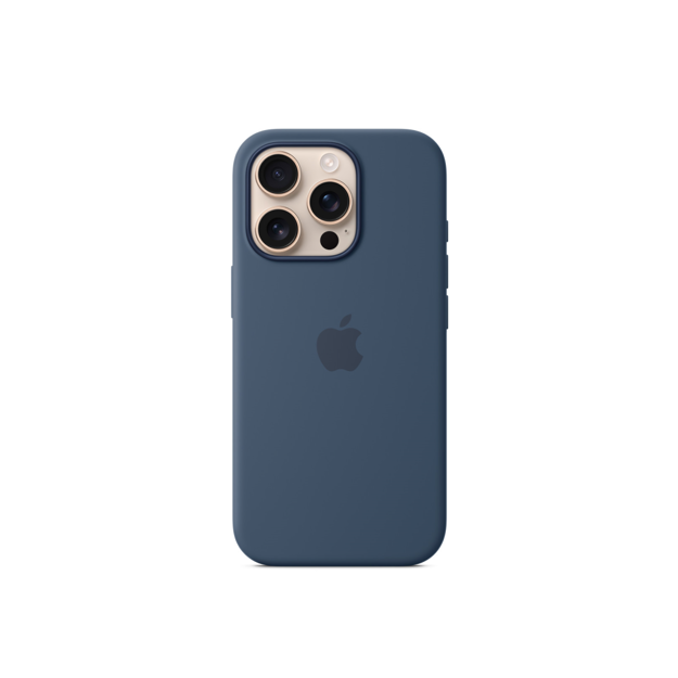 صورة Apple iPhone 16 Pro Max Silicone Case with MagSafe, Denim