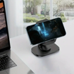 صورة Zerospace 360° Desktop Folding Phone Holder, Black